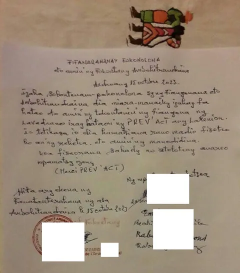 PAPIER DU FOKONTANY 800 - Copie